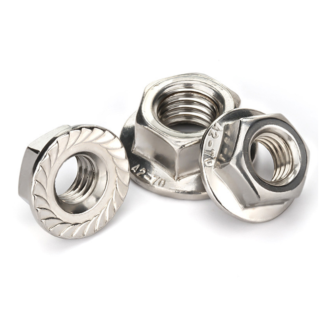 Ss Hex Flange Nut